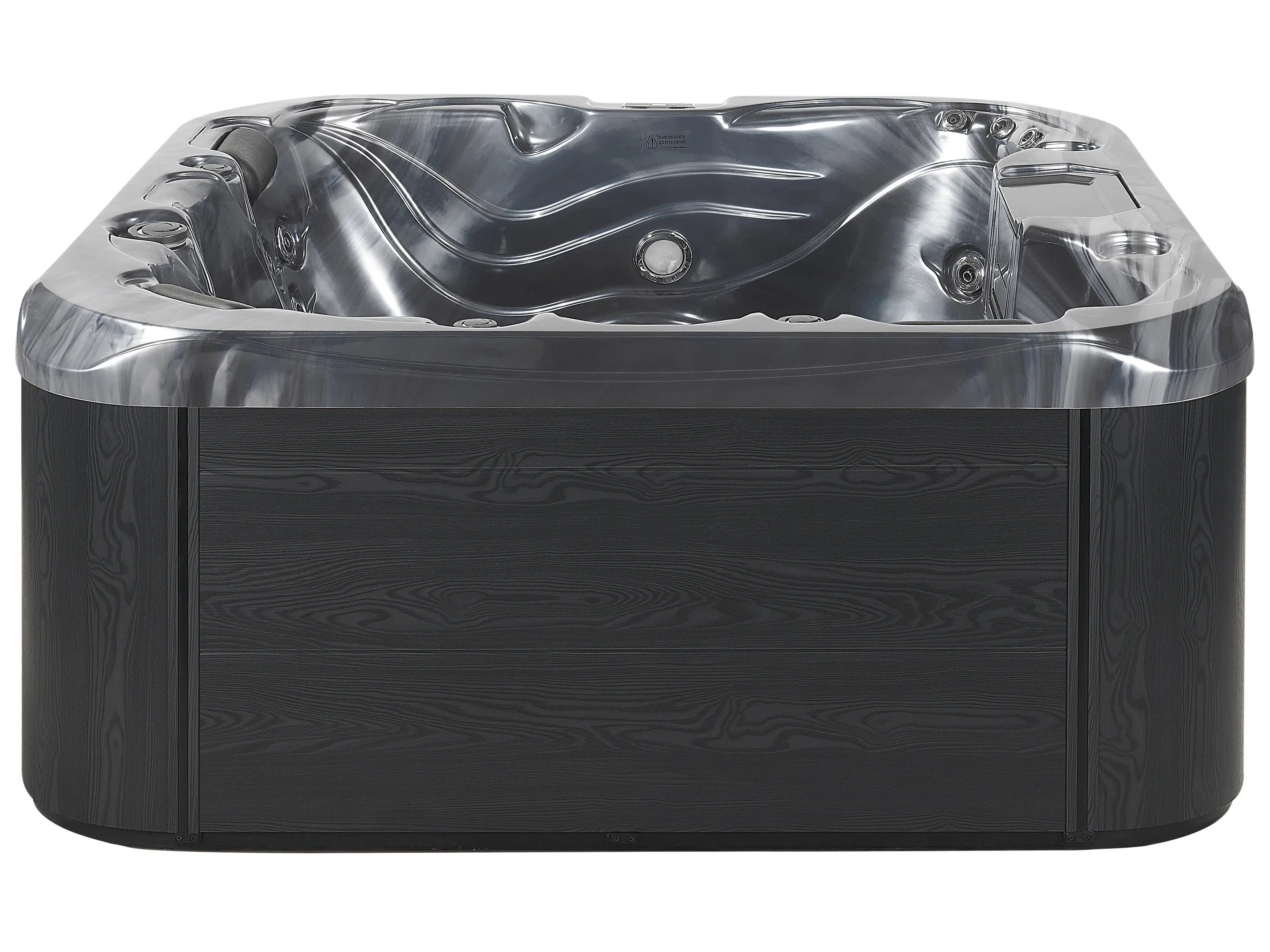 Buiten hottub met LED LASTARRIA Grafietgrijs