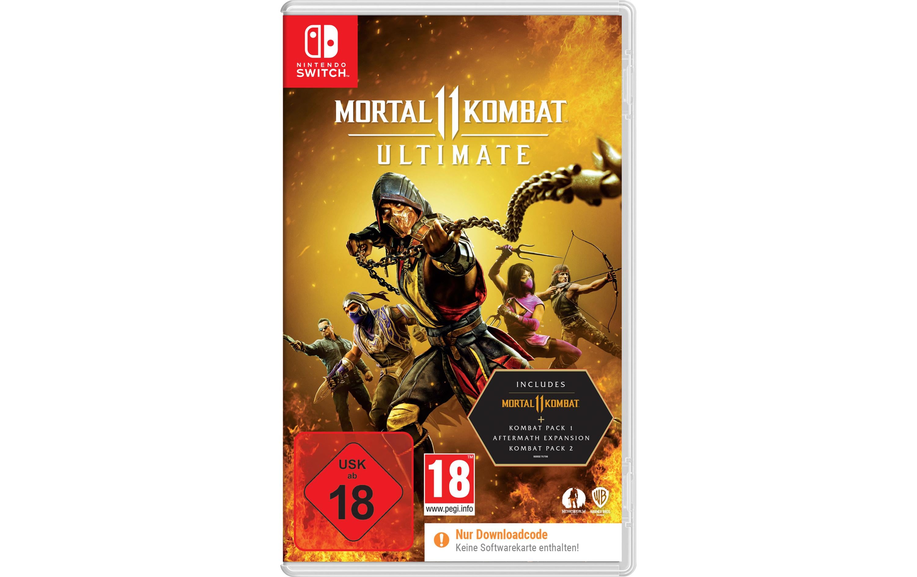 Mortal Kombat 11 Ultimate (Code in A Box)Kampfspiel für die Switch