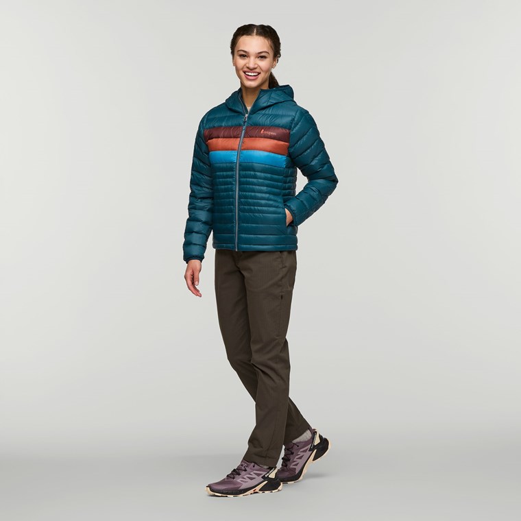 Cotopaxi Fuego Down Hooded Jacket Abyss Stripes