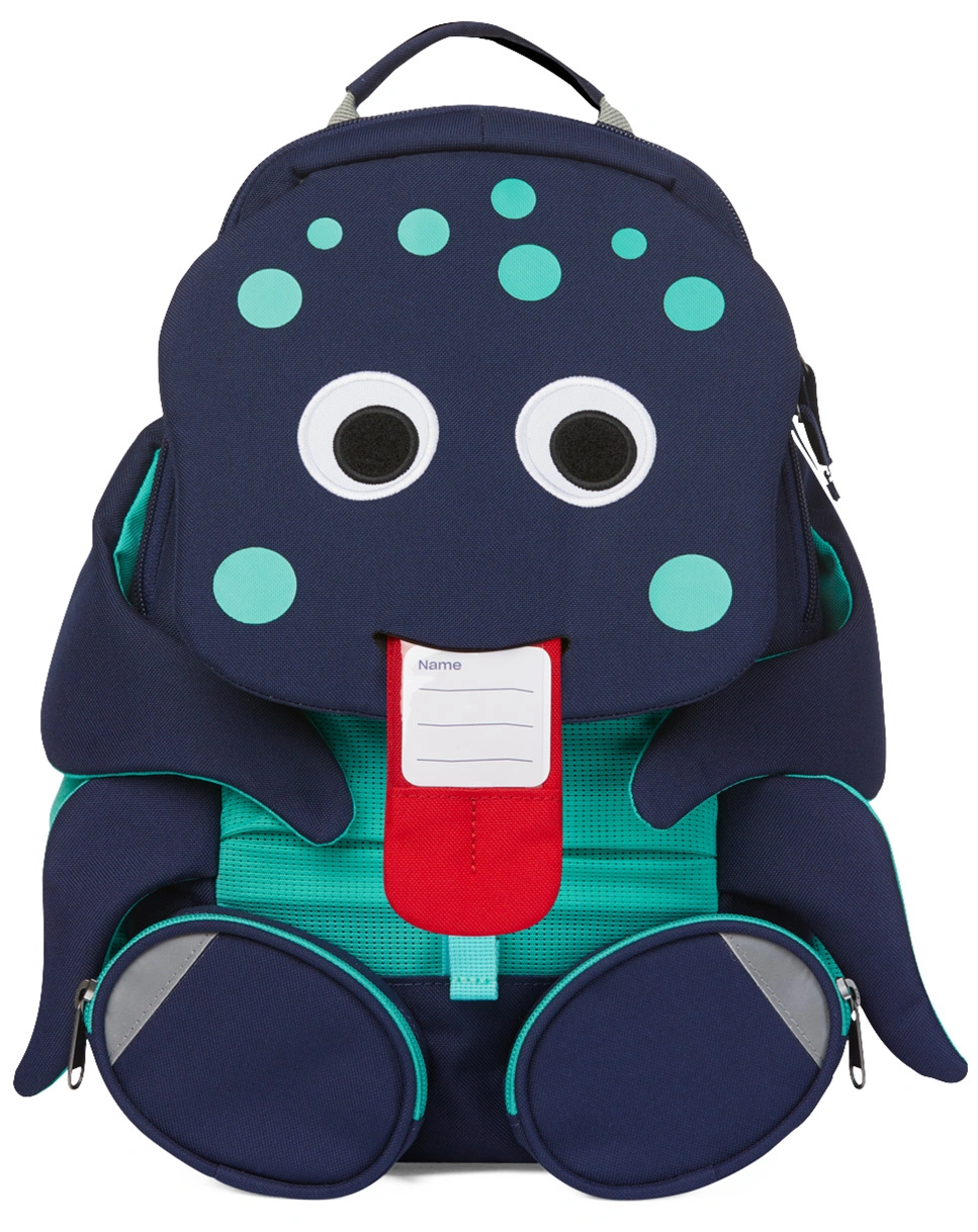 Kinderrucksack GROßER FREUND  OKTOPUS (20x31x12) in blau
