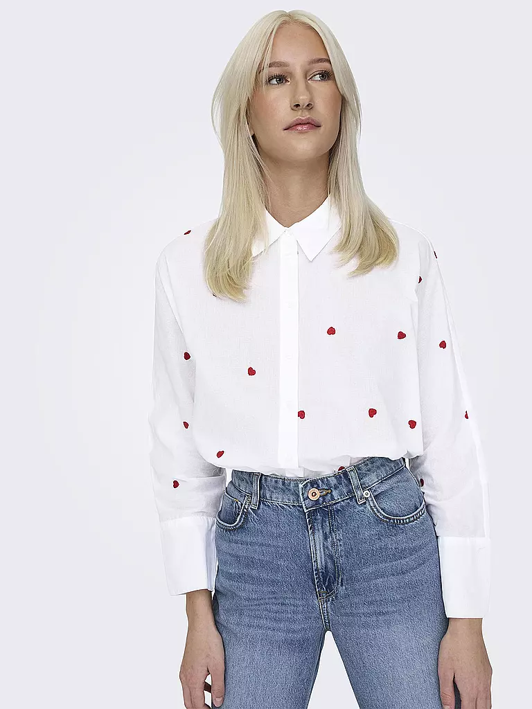 ONLY Bluse ONLNEW LINA weiss