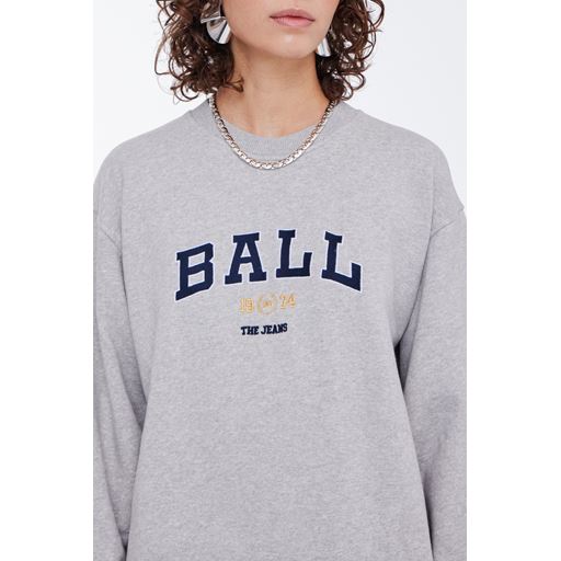 BALL Baltaylor Sweatshirt, Medium Grey Melange, XL