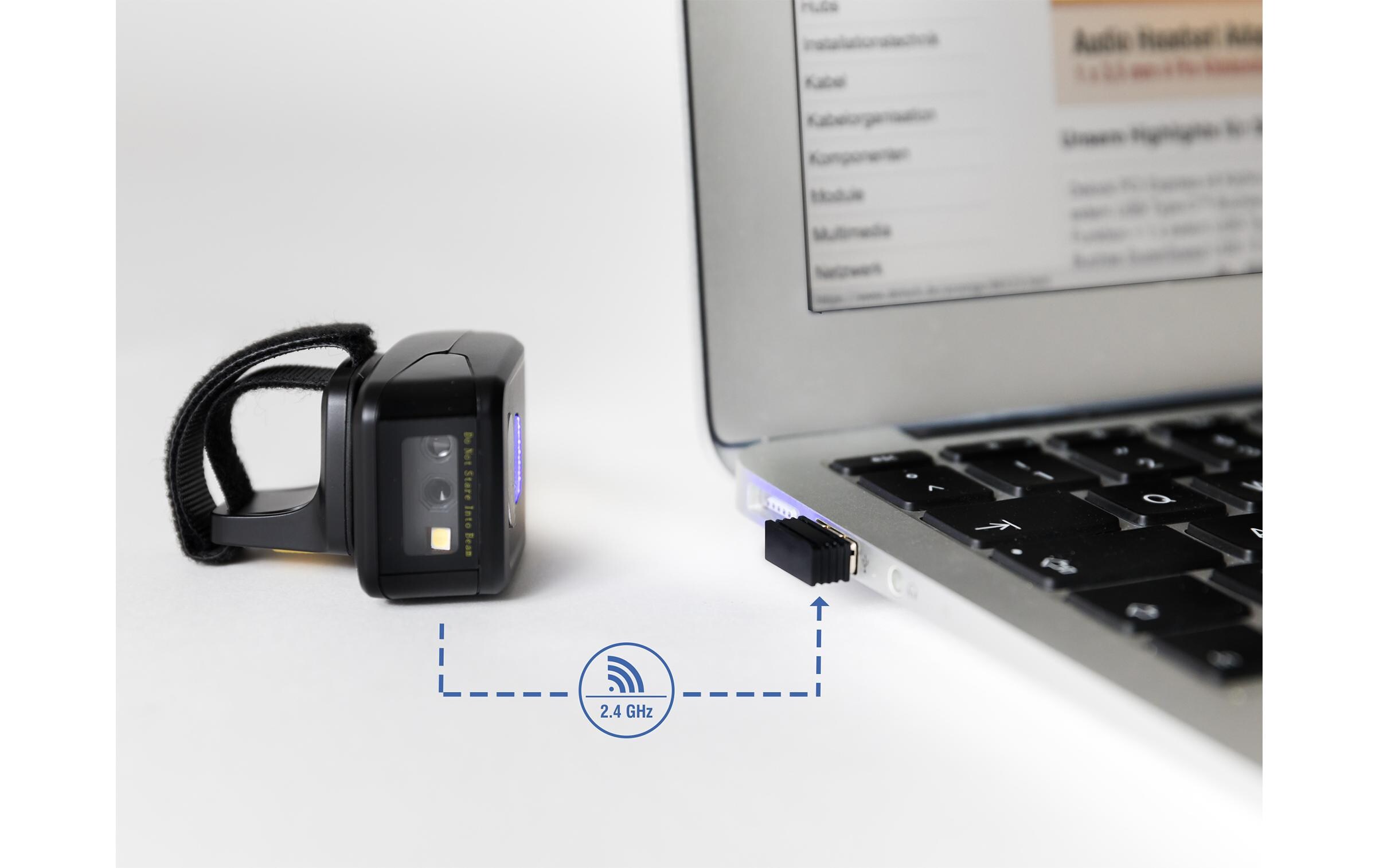 2.4 GHz USB Dongle 610522.4 GHz USB Dongle für Wireless Barcodescanner