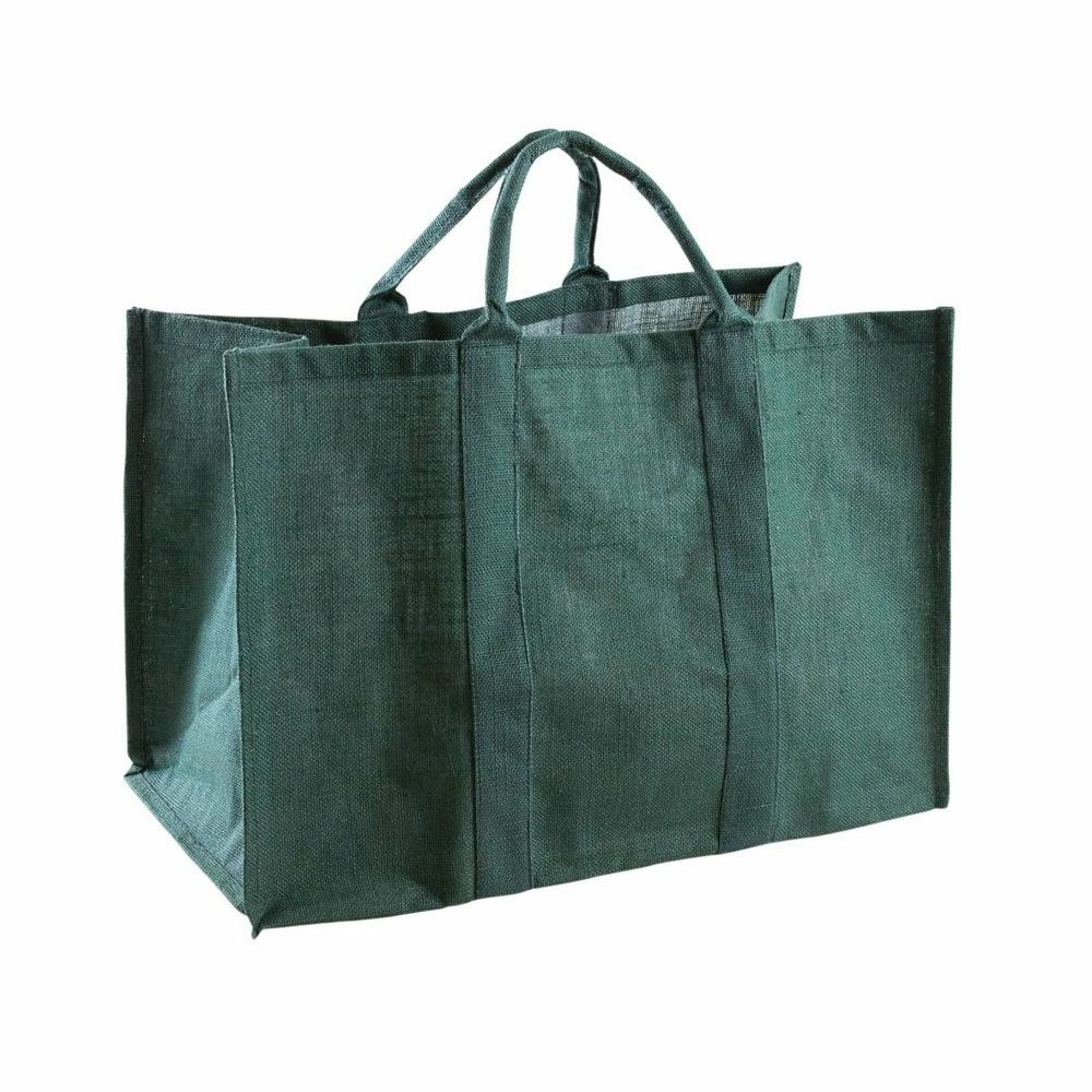 Sac à bûches en jute