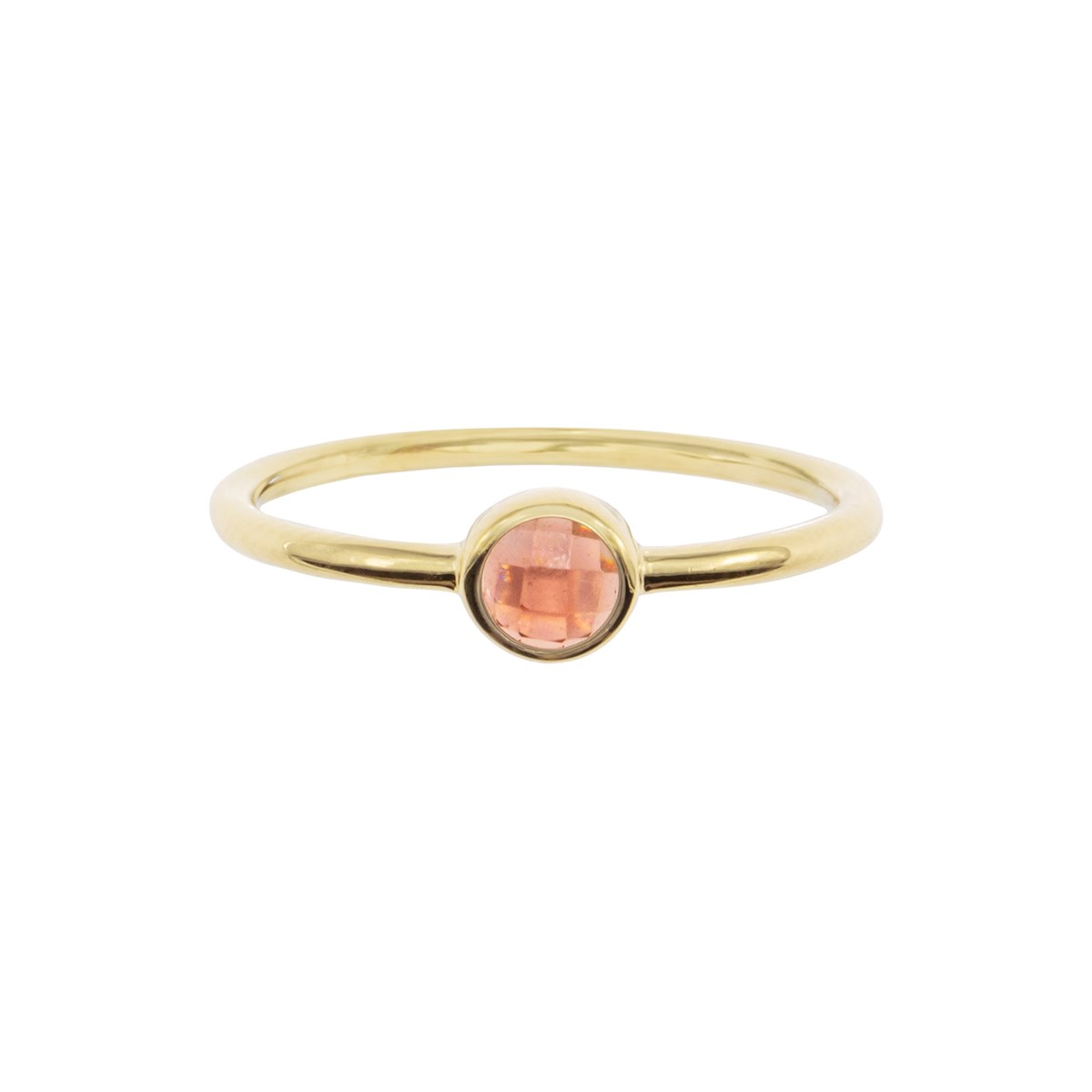 Bague Gemia en pierre Grenat plaqué or