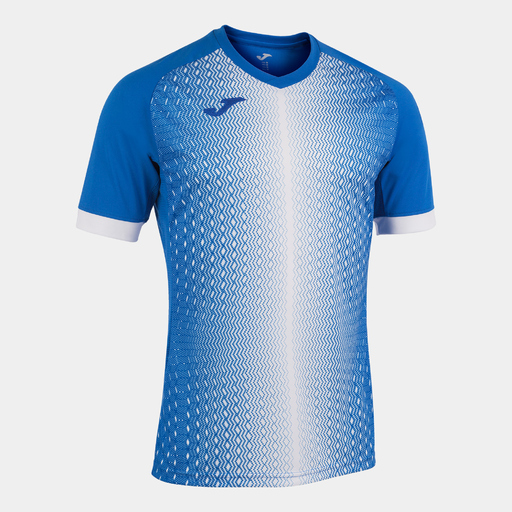 Camiseta Joma Supernova Royal Branca de Manga Curta