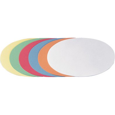 Carte de présentation, oval, 190 x 110 mm