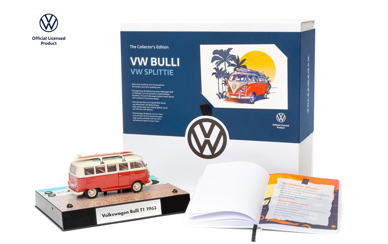 VW T1 Bulli Collectors Edition 1:24, Deutsch/EnglischDetailgetreues Modell eines VW Bulli aus dem Jahre 1963