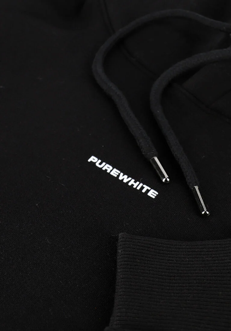 PUREWHITE zwarte purewhite sweater pure logo hoodie