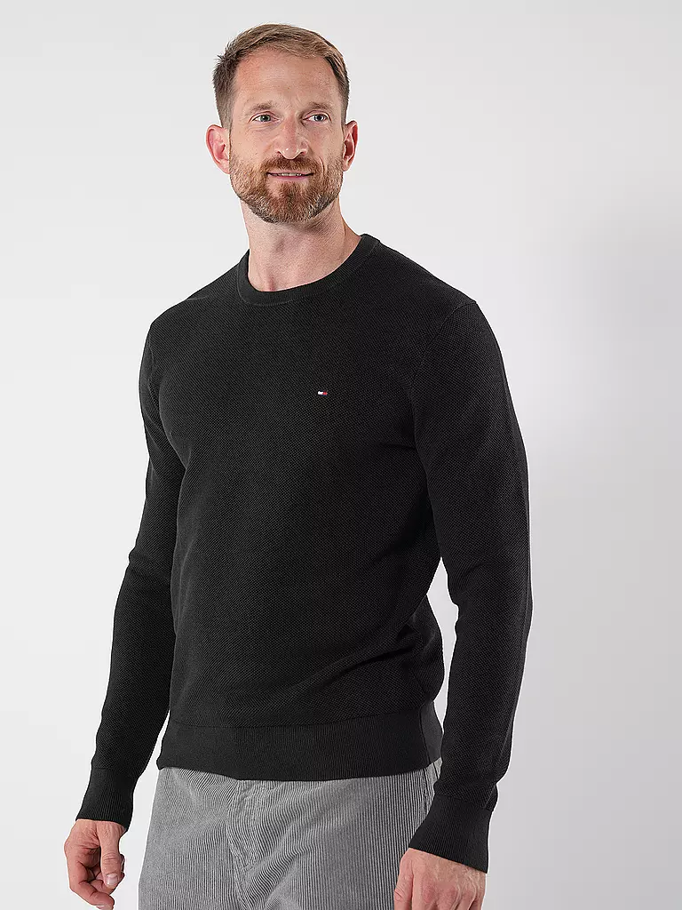 TOMMY HILFIGER Pullover schwarz