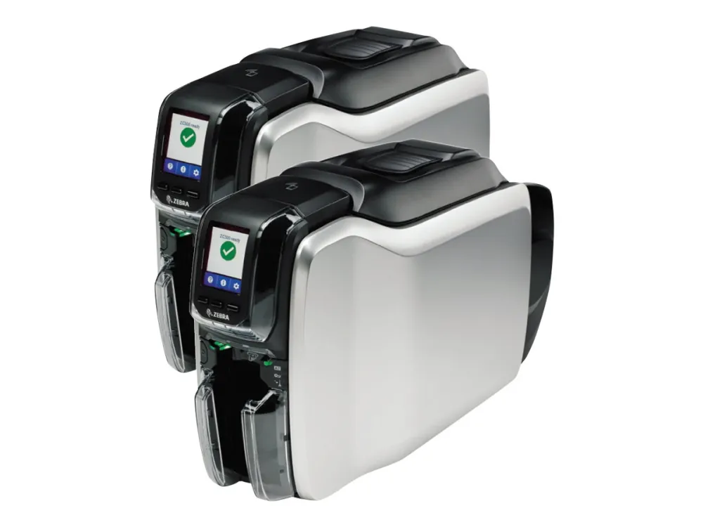 Zebra ZC300 - Plastikkortprinter - farve - blæksubliminering/termisk transfer - CR-80 Card (85.6 x 54 mm) - 300 dpi - op til 900 kort/time (mono) / op til 200 kort/time (farve) - kapacitet: 100 kort - USB 2.0, LAN