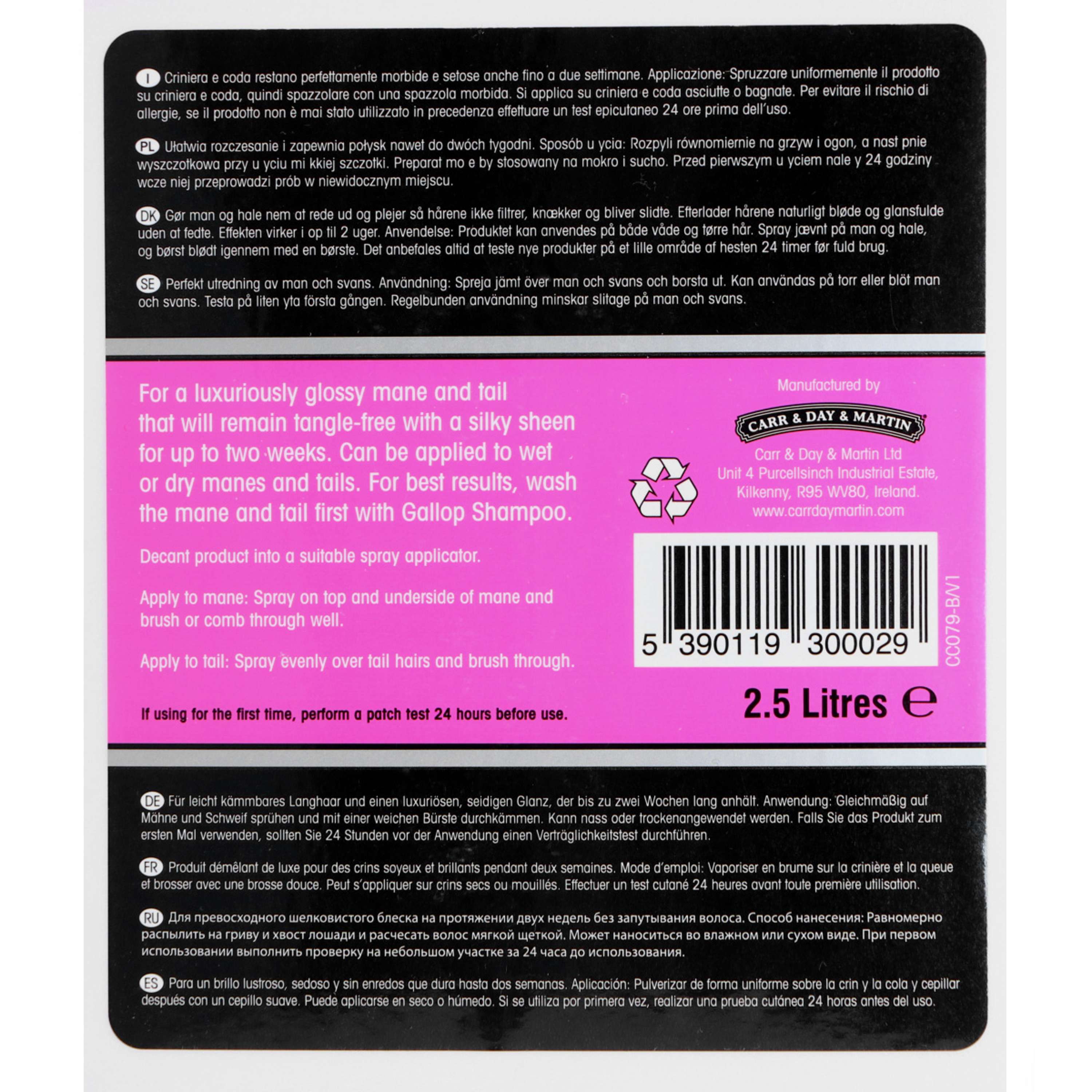 Carr & Day & Martin Manen/Staartlotion Refill