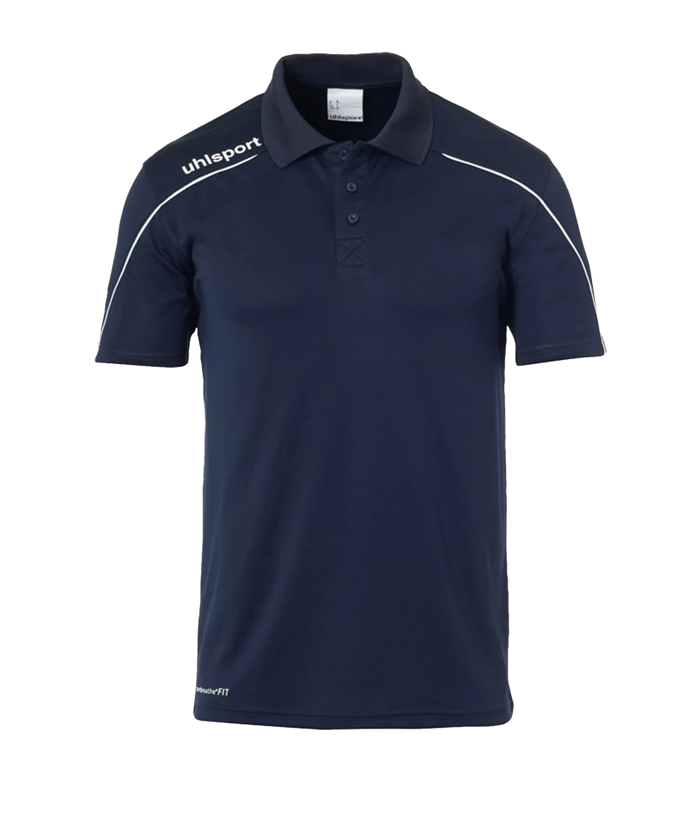 uhlsport Stream 22 Poloshirt Blau Weiss F12