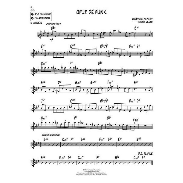 Hal Leonard Jazz Play-Along Horace Silver