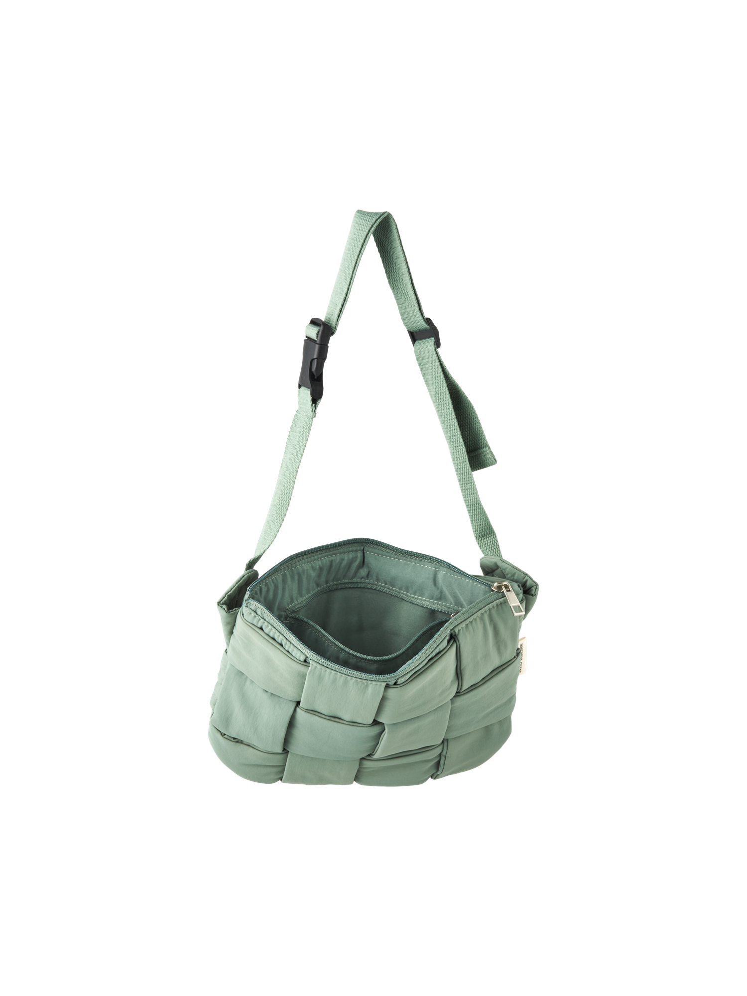 Bæltetaske  | Nylon/polyesterfyld. 5 x 19 x 17 cm.  | Moss Green