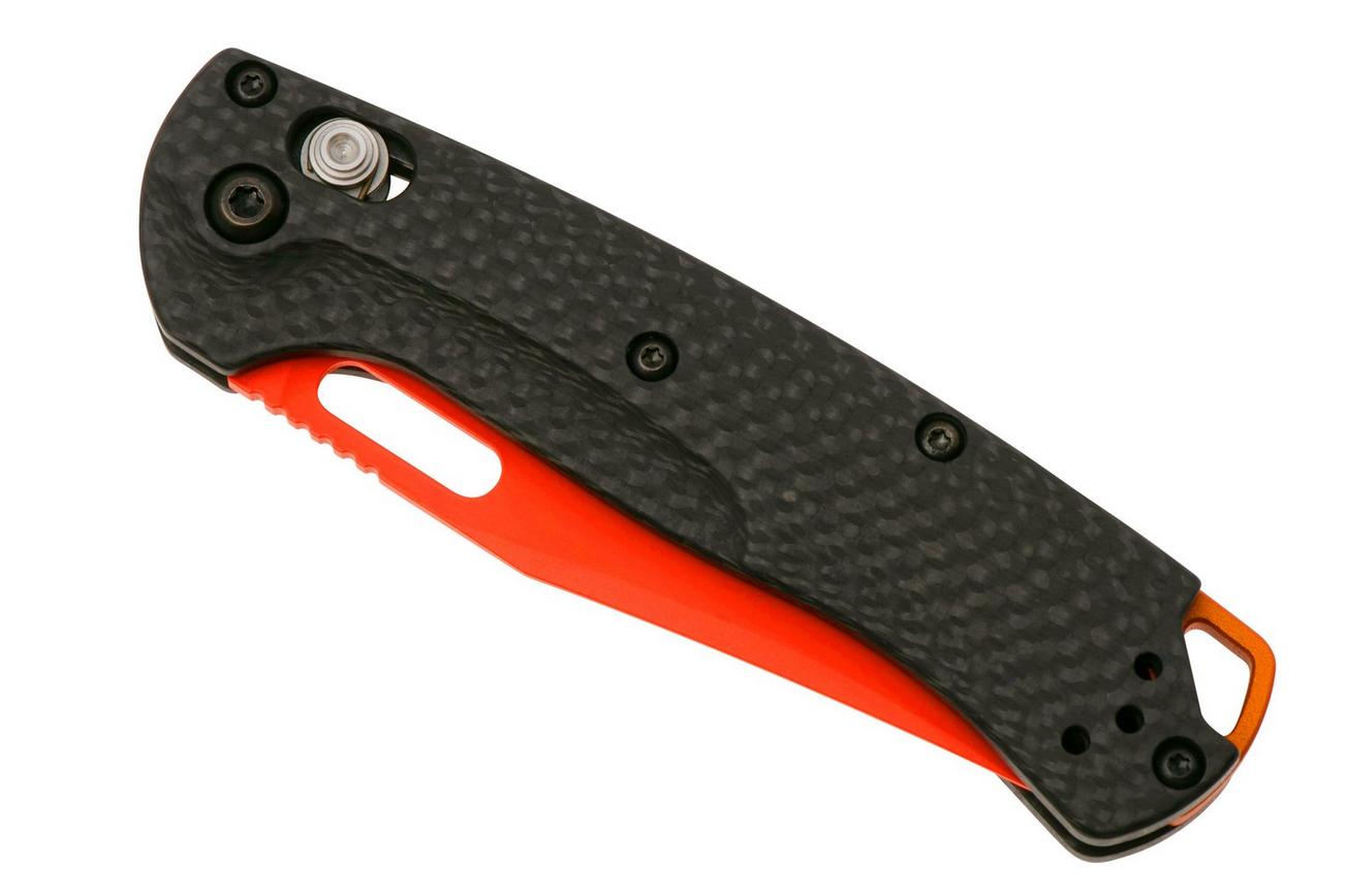 Benchmade Mini Taggedout 15533OR-01 CPM MagnaCut, Carbon Fiber, jachtzakmes