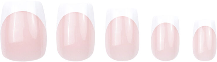 DUFFBEAUTY Classic French Square - Reusable Instant Press-on Manicure