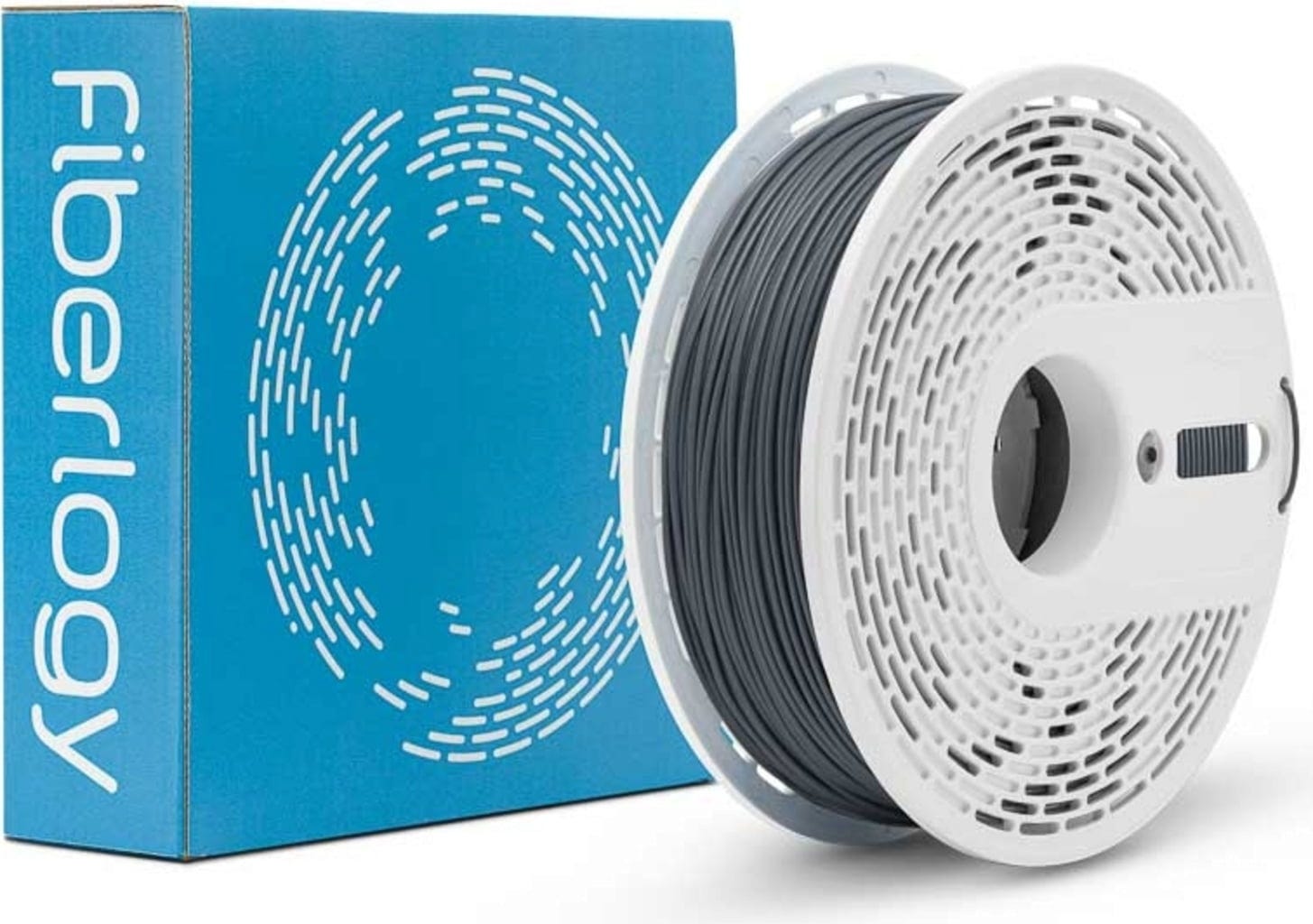 Fiberlogy  Matte PET-G Graphite, 1,75 mm / 850 g    Langlebiges PET-G Filament mit mattem Finish