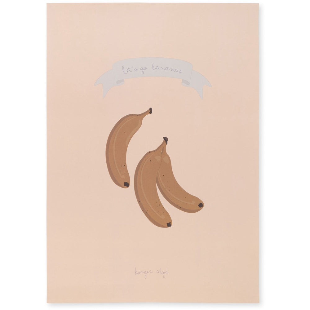 Køb Konges Sløjd Let'S Go Bananas Plakat
