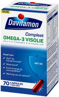 Davitamon Compleet Omega-3 Visolie Capsules 70CP