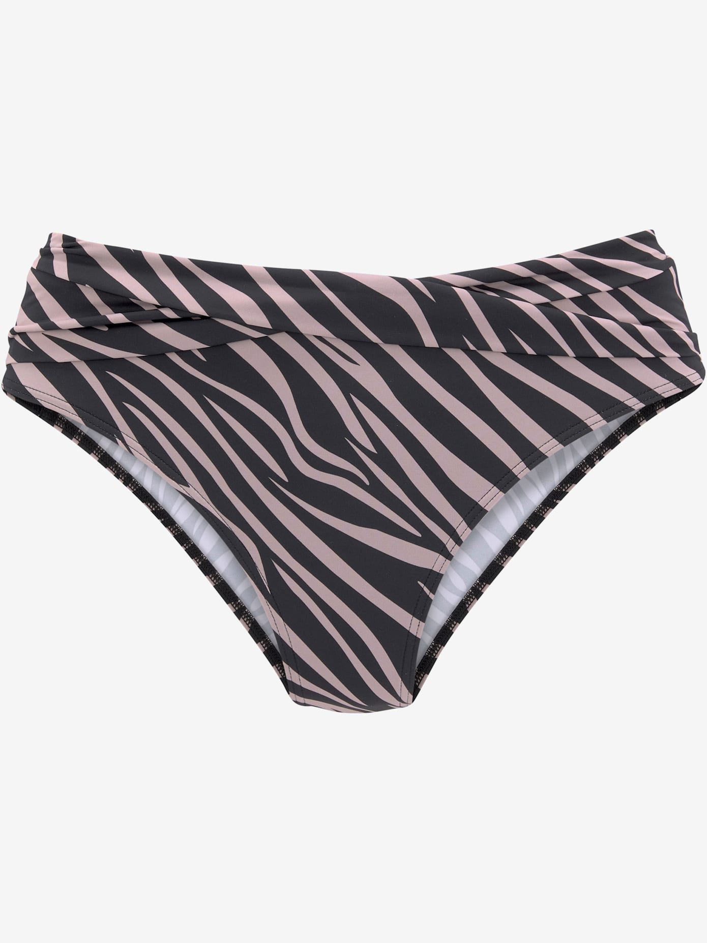 Bas de maillot de bain imprimé zébré élégant