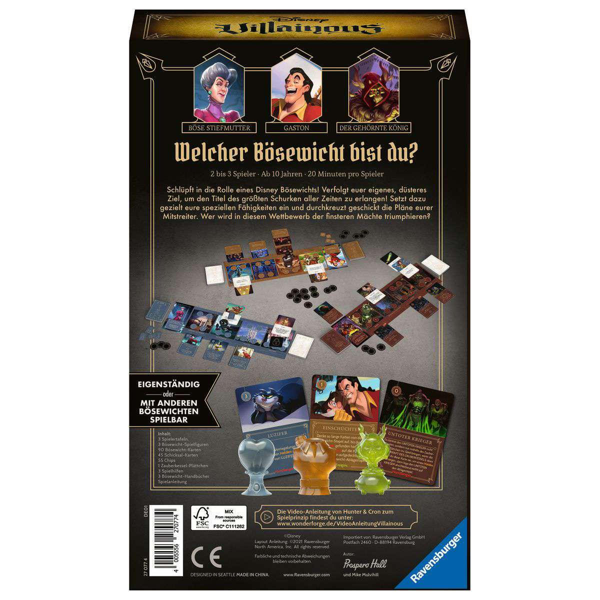 Ravensburger Spiel Disney Villainous: Böse Machenschaften!