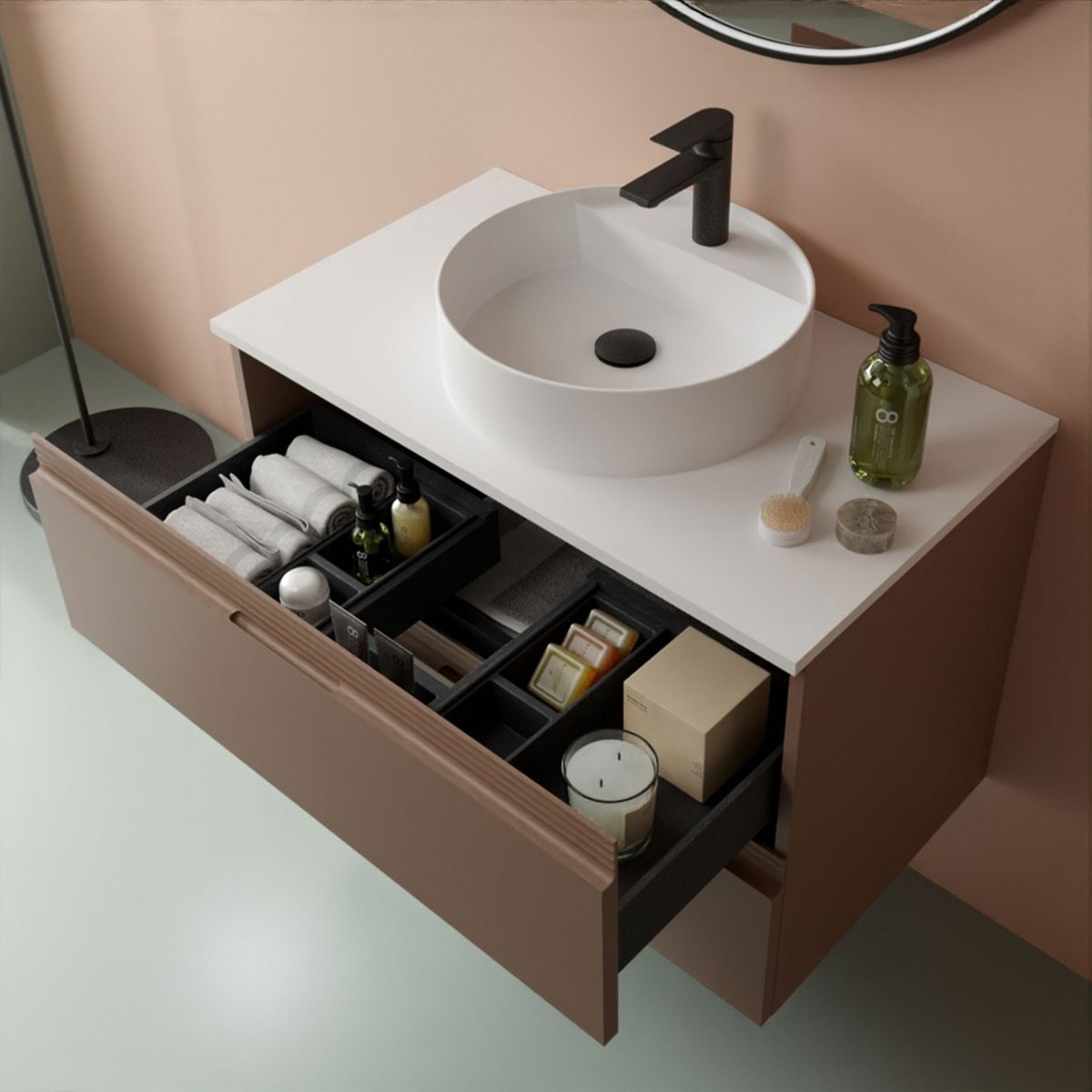 Muebles Ammeli onderkast 80cm terracotta