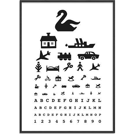 Retro synstavle - 50x70 cm