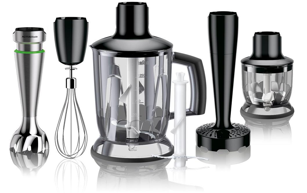 Stabmixer MultiQuick 9 MQ9147X Schwarz/Silber<br>Handliches Stabmixer-Set mit einer Motorleistung von 1200 W
