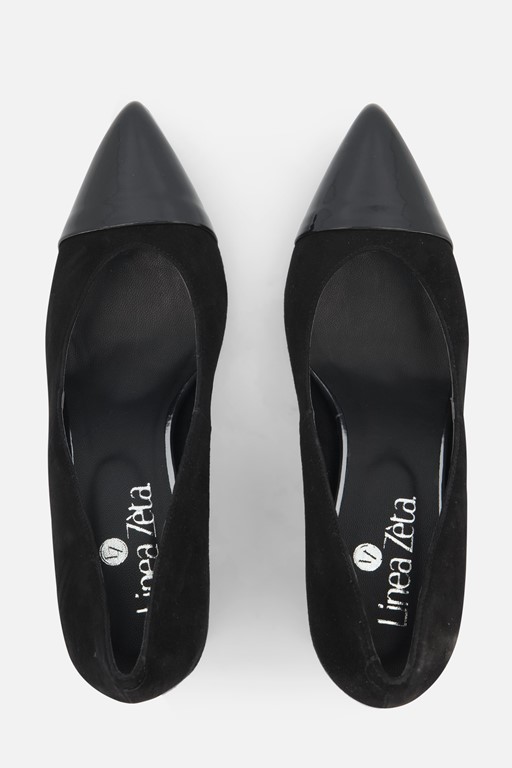 Linea Zeta Pumps zwart Suede