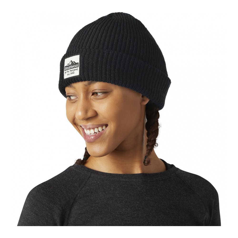 Smartwool SMARTWOOL PATCH - Bonnet Homme black