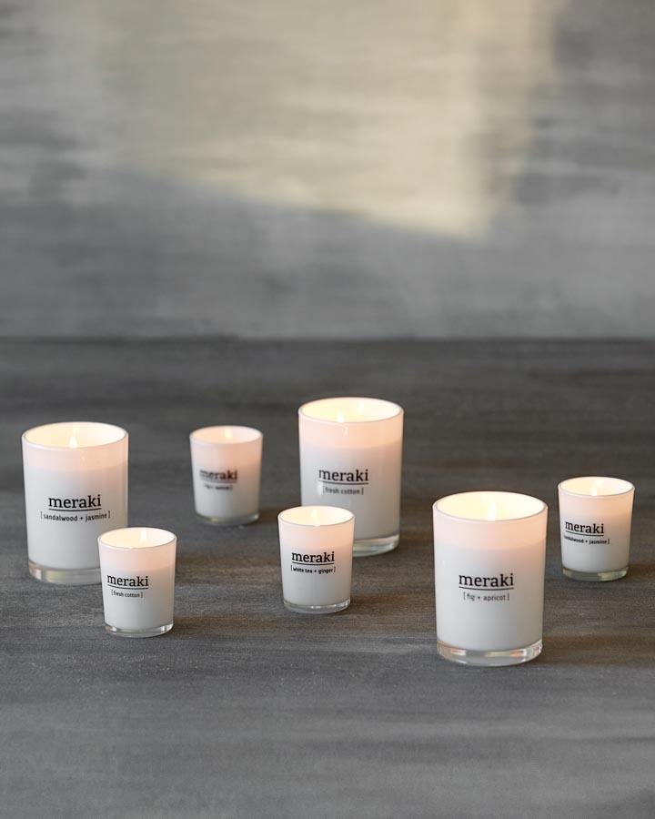 Meraki Scented Candle Sandalwood & Jasmin 220g