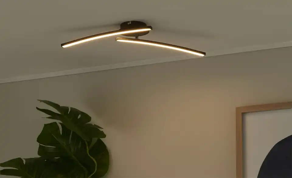 KHG LED Deckenleuchte, 2-flammig