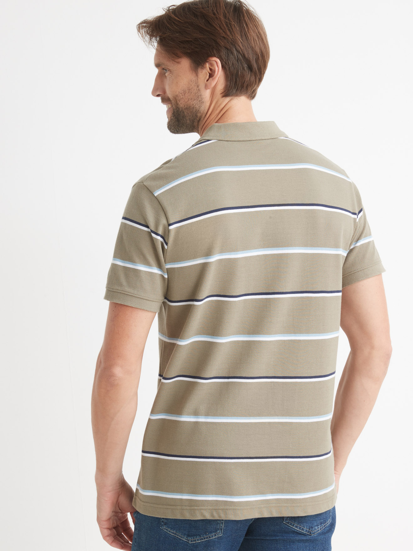 Polo manches courtes maille piquée