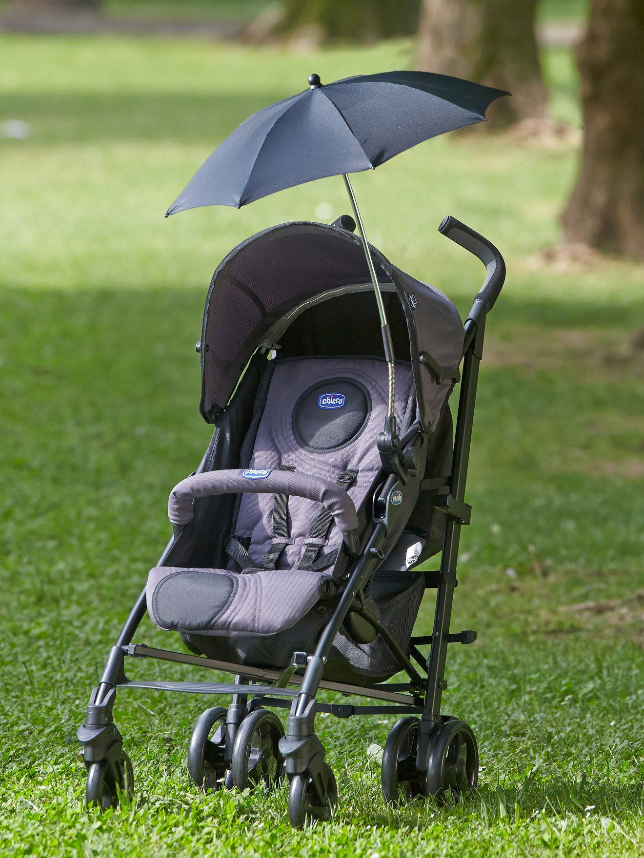 Guarda-sol universal flexível Chicco, bege claro, liso