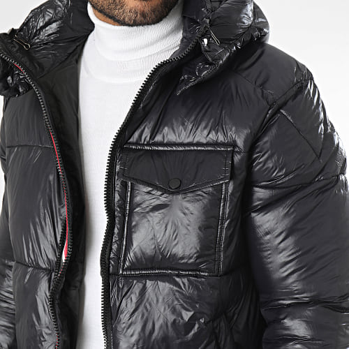 Doudoune Capuche Noir