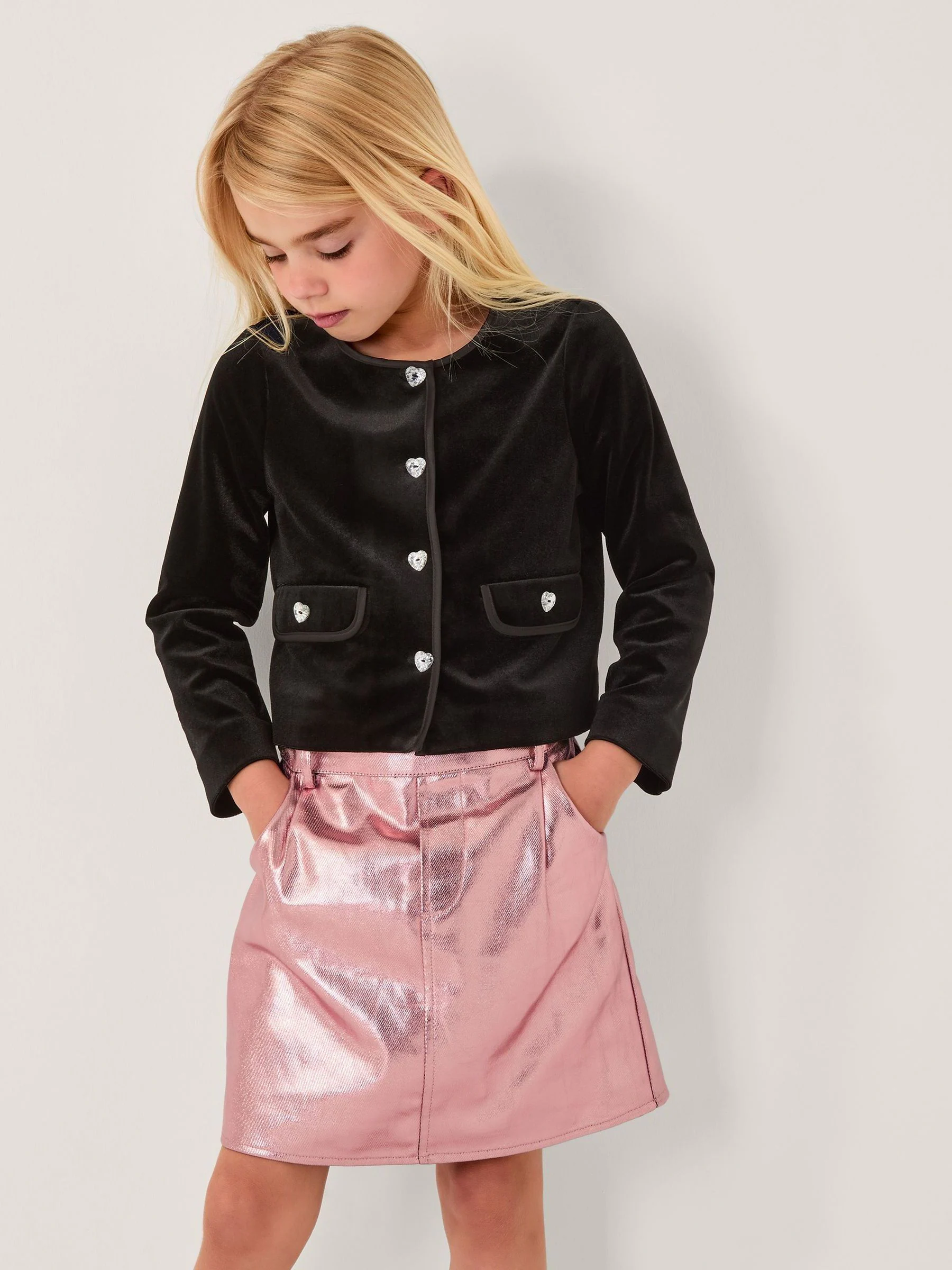 Monsoon Nadine Metallic Skirt