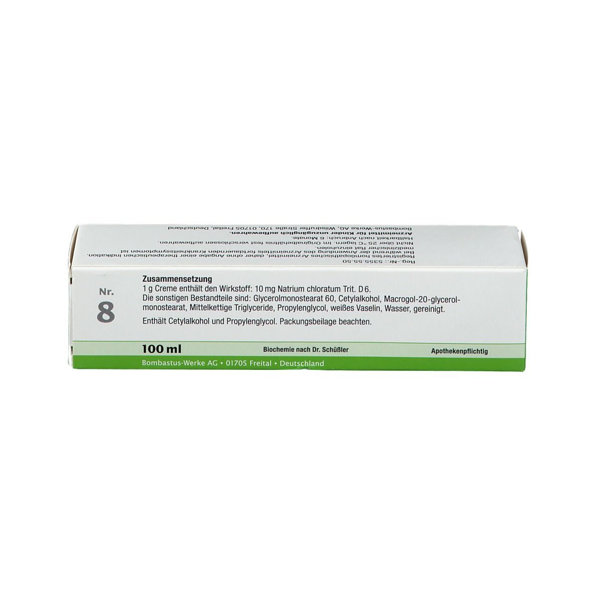 Bombastus Biochemie 8 Natrium chloratum D6 Creme