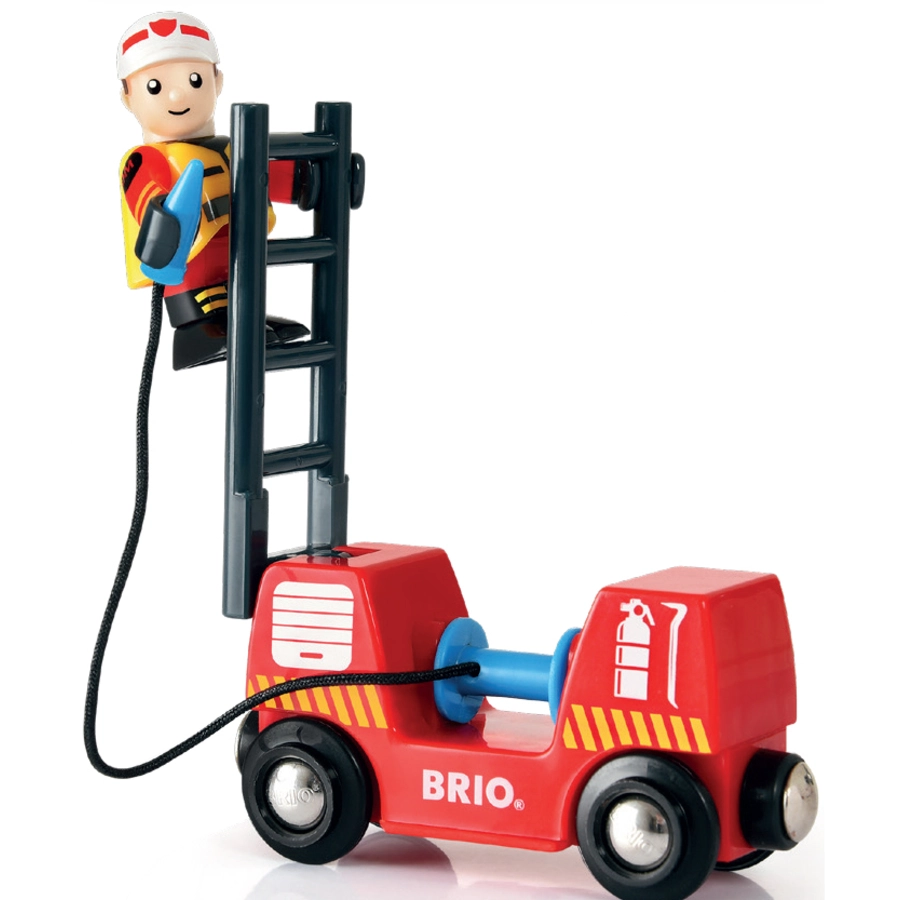 BRIO® WORLD Bahn Feuerwehr Set 33815