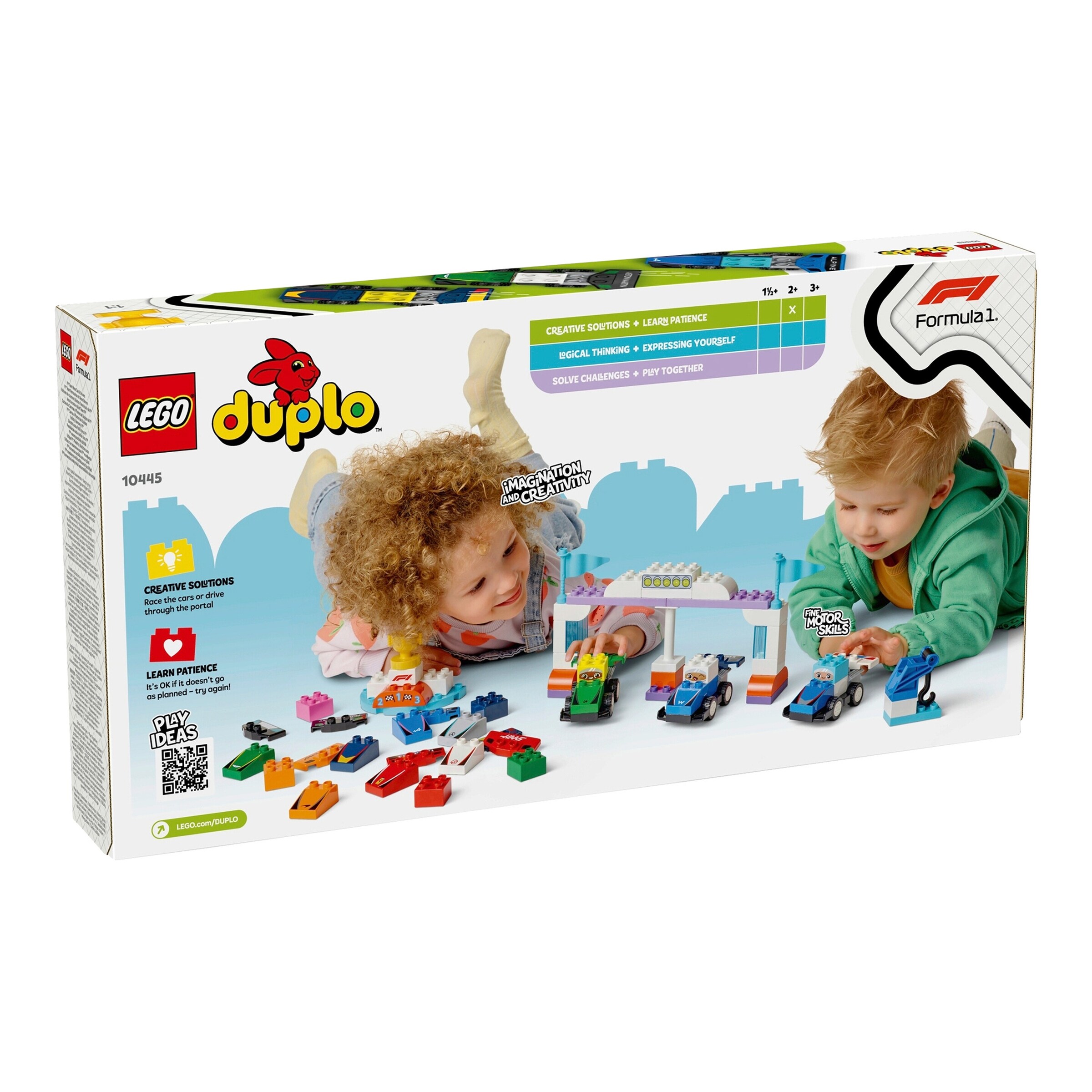 LEGO® - DUPLO® 10445 F1® Team Rennautos mit Rennfahrern