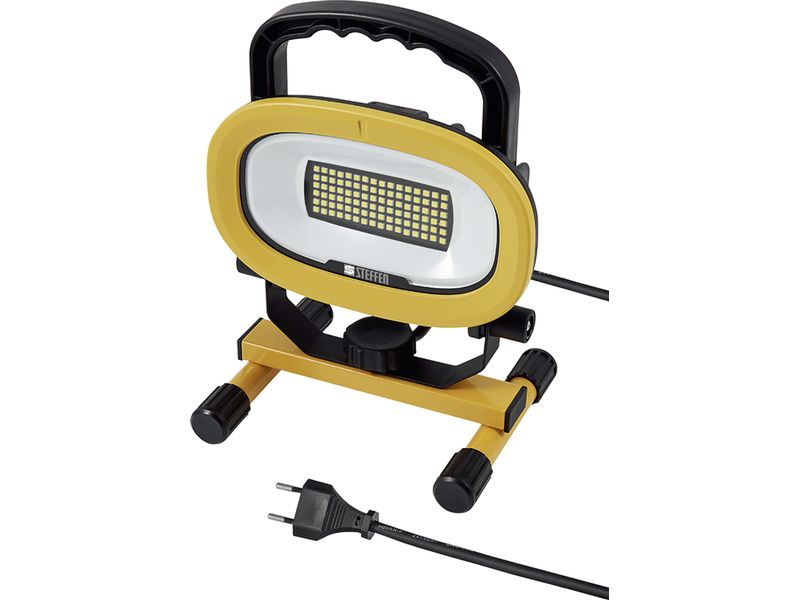 STEFFEN WORKLIGHT LED Strahler 21 W LED Scheinwerfer, 6500K, mit Traggriff
