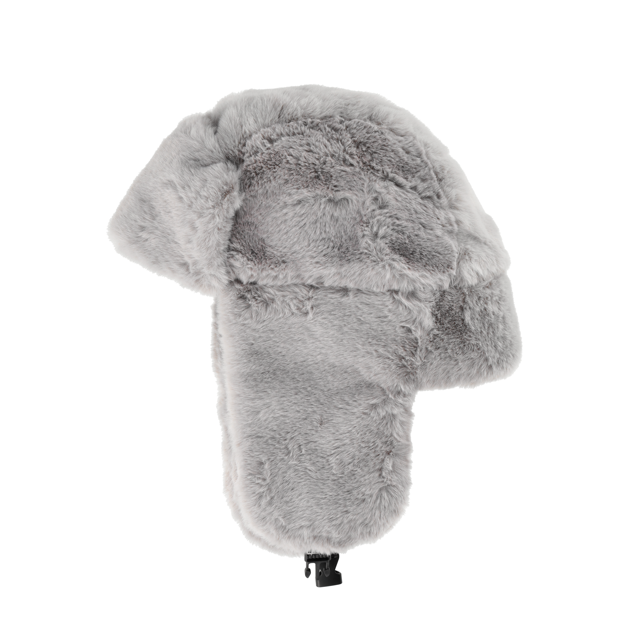 Unisex Fliegermütze Plüsch Pilotenmütze Winter Mütze (One Size) - Grau