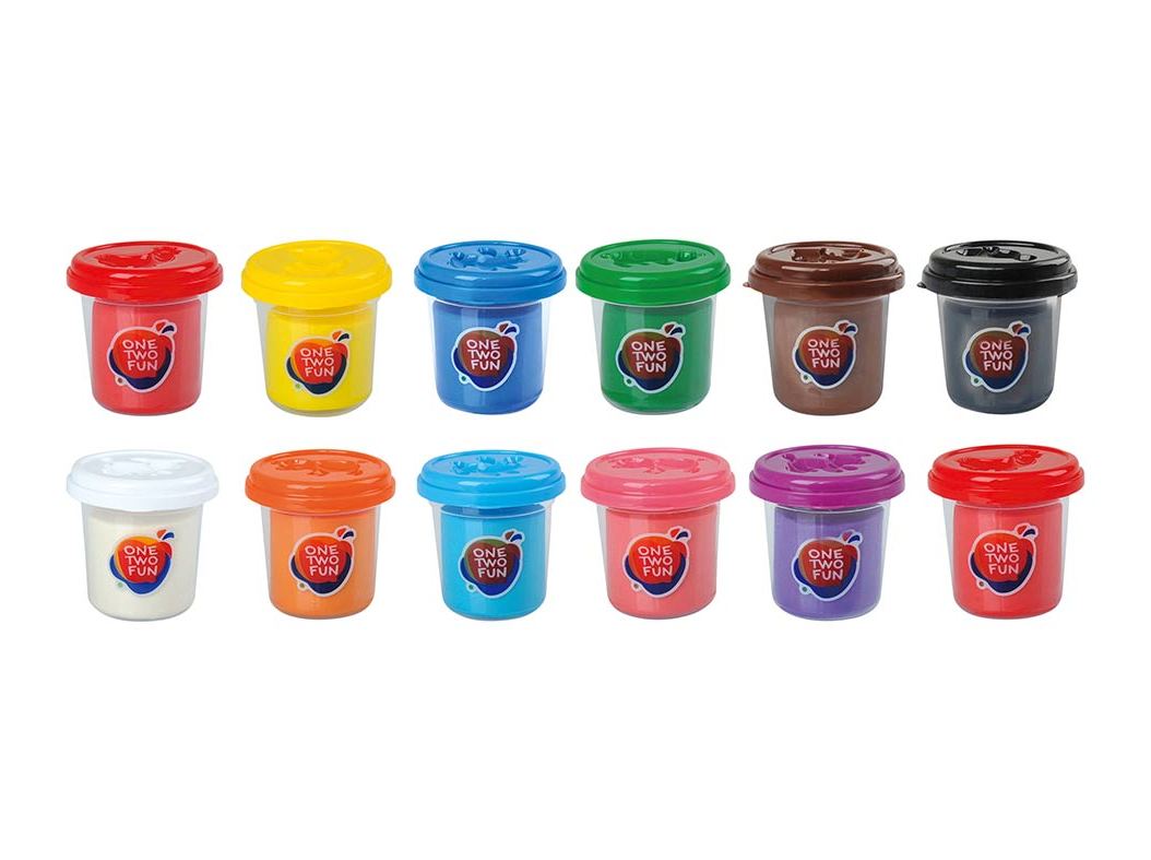 PASTA DE MOLDAR ONE TWO FUN 6 6 POTES