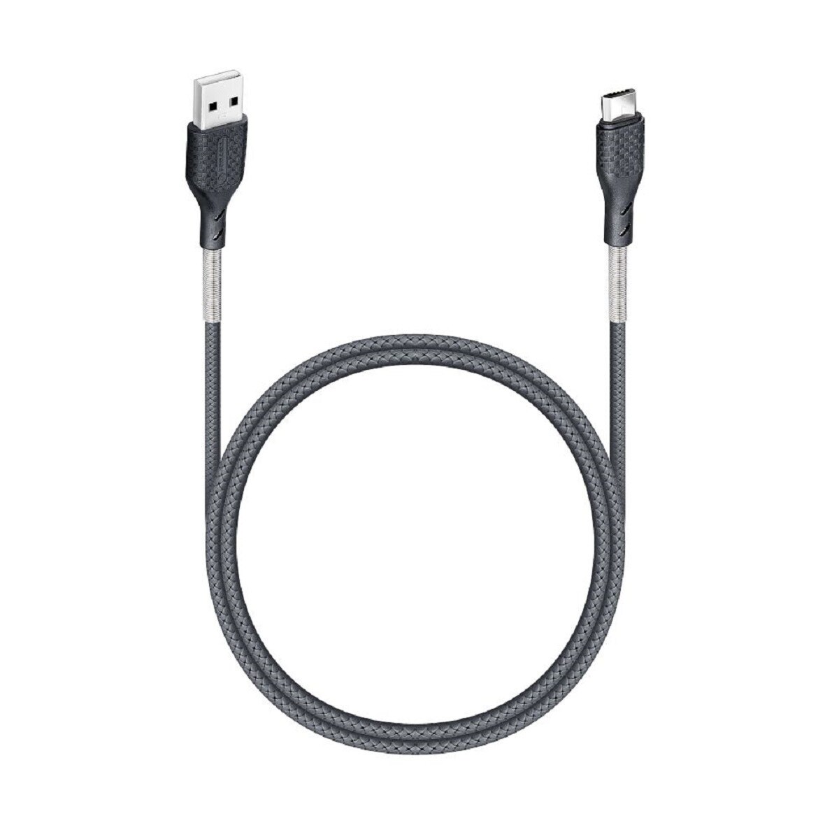 Carbon Ladekabel USB zu Micro 2,4A CB-03A zum Aufladen