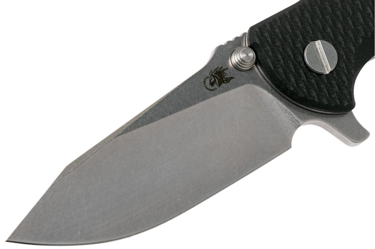 Rick Hinderer Jurassic Slicer Black G10 CPM 20CV zakmes