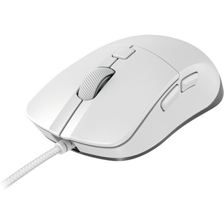 Souris Cherry XTRFY M50 gaming filaire - forme ergonomique - Blanc
