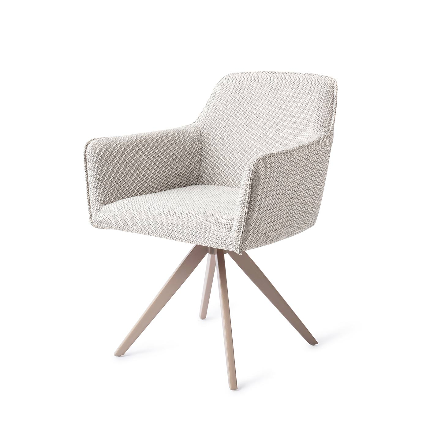 Jesper Home Eetkamerstoel Hofu - Turn Beige Checkers Charm