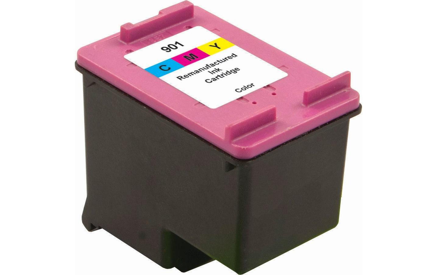 Tintenset HP Nr. 901XL (CC654AE/CC656AE) Color, 2x BKTintenkartuschen, Kombi-Pack, 1x Color und 2x Schwarz