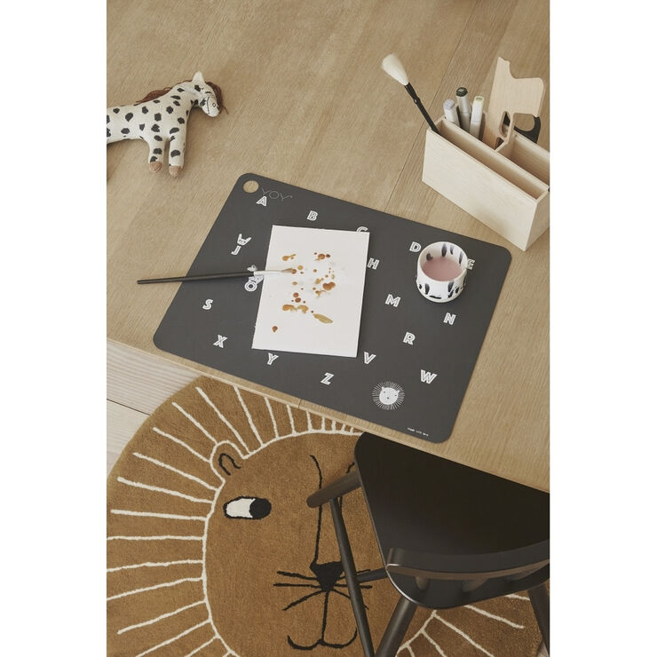 OYOY MINI Lion Rug Caramel
