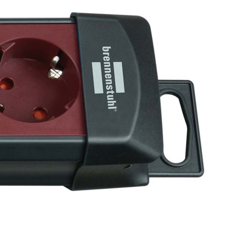 Brennenstuhl Premium-Line 1951760100 stekkerdoos 6-voudig bevestigbaar 3m zw/bor